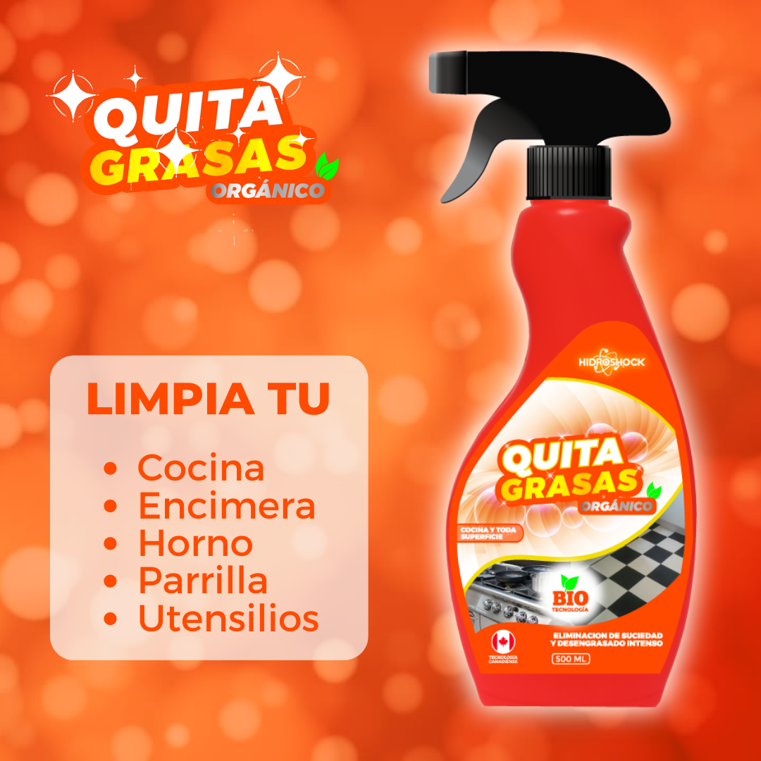 Quita Grasas Recarga rinde 3 LT (Incluye envase VACÍO de 3 LT para diluir)