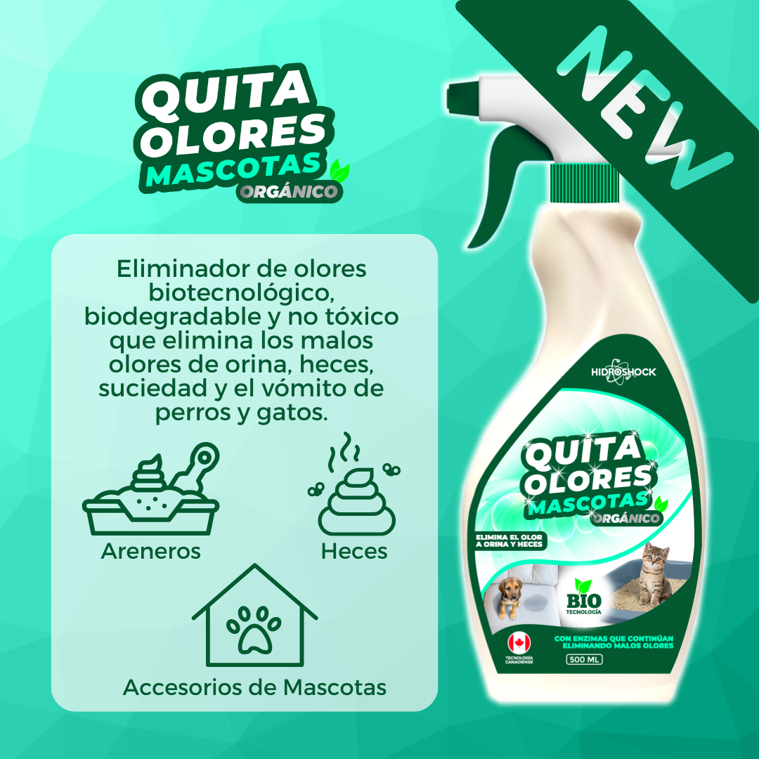 Quita Olores Mascotas 500 ML