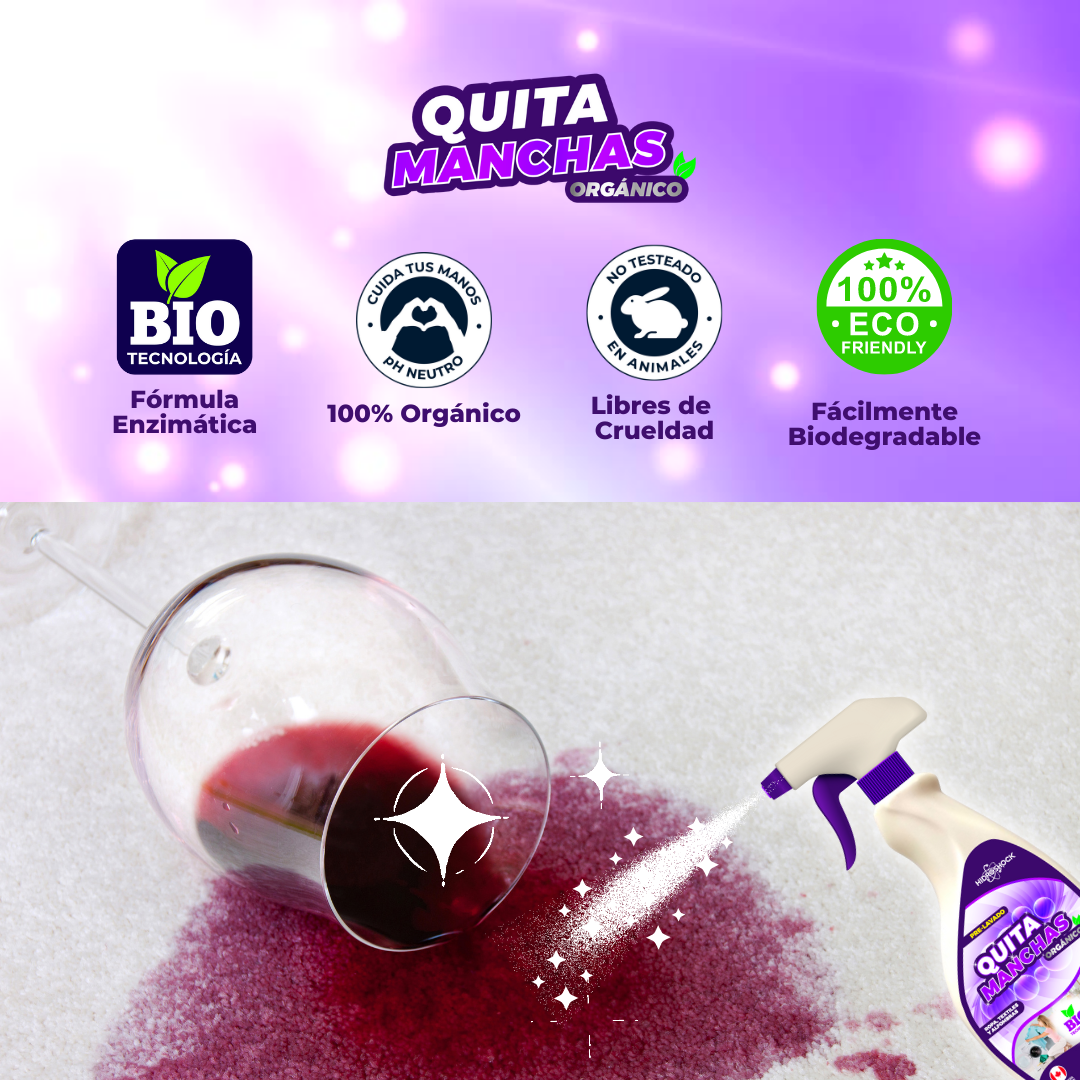 Kit Quita Manchas 3,5 Lts + Regalo multiuso 500ml y quita olor multiuso 500ml