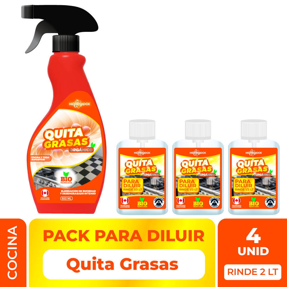 PACK Quita Grasas para Diluir (Rinde 2 LT)