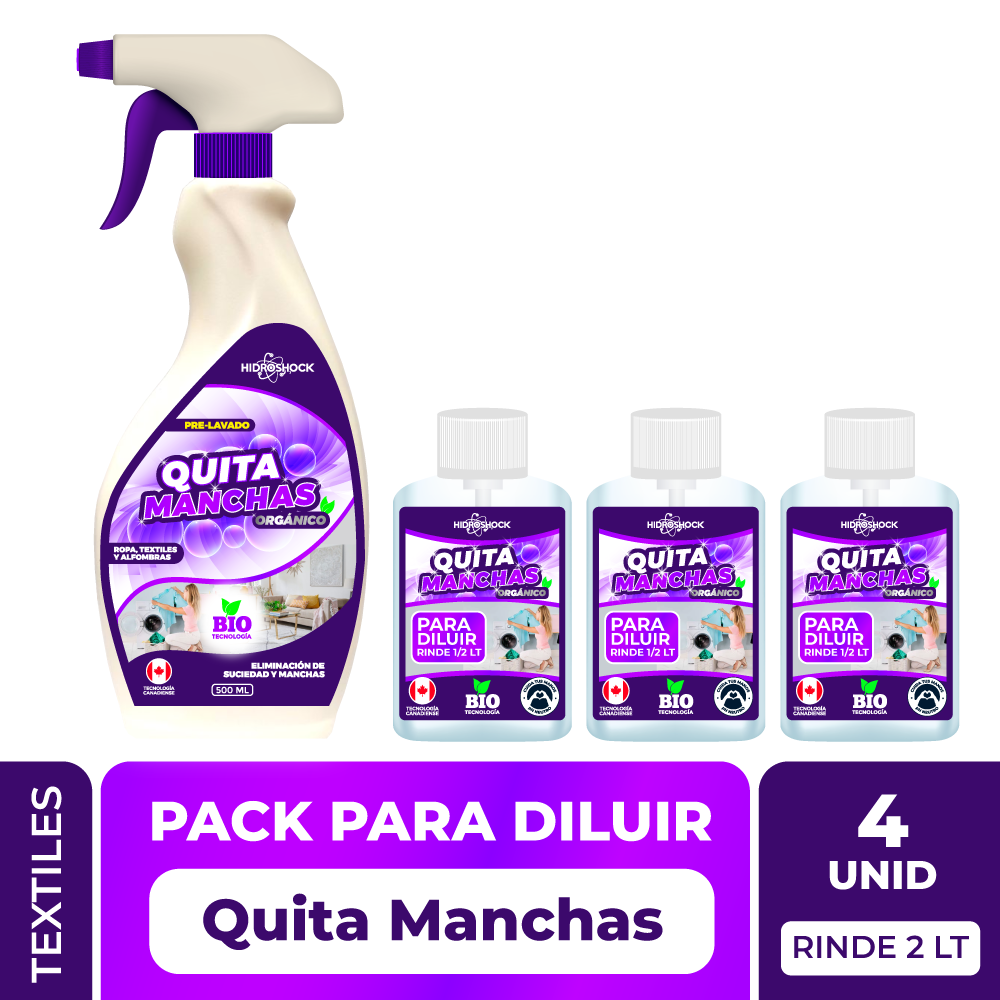PACK Quita Manchas para Diluir (Rinde 2 LT)