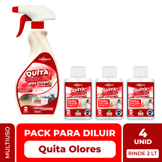 PACK Quita Olores Multiuso para Diluir (Rinde 2 LT)