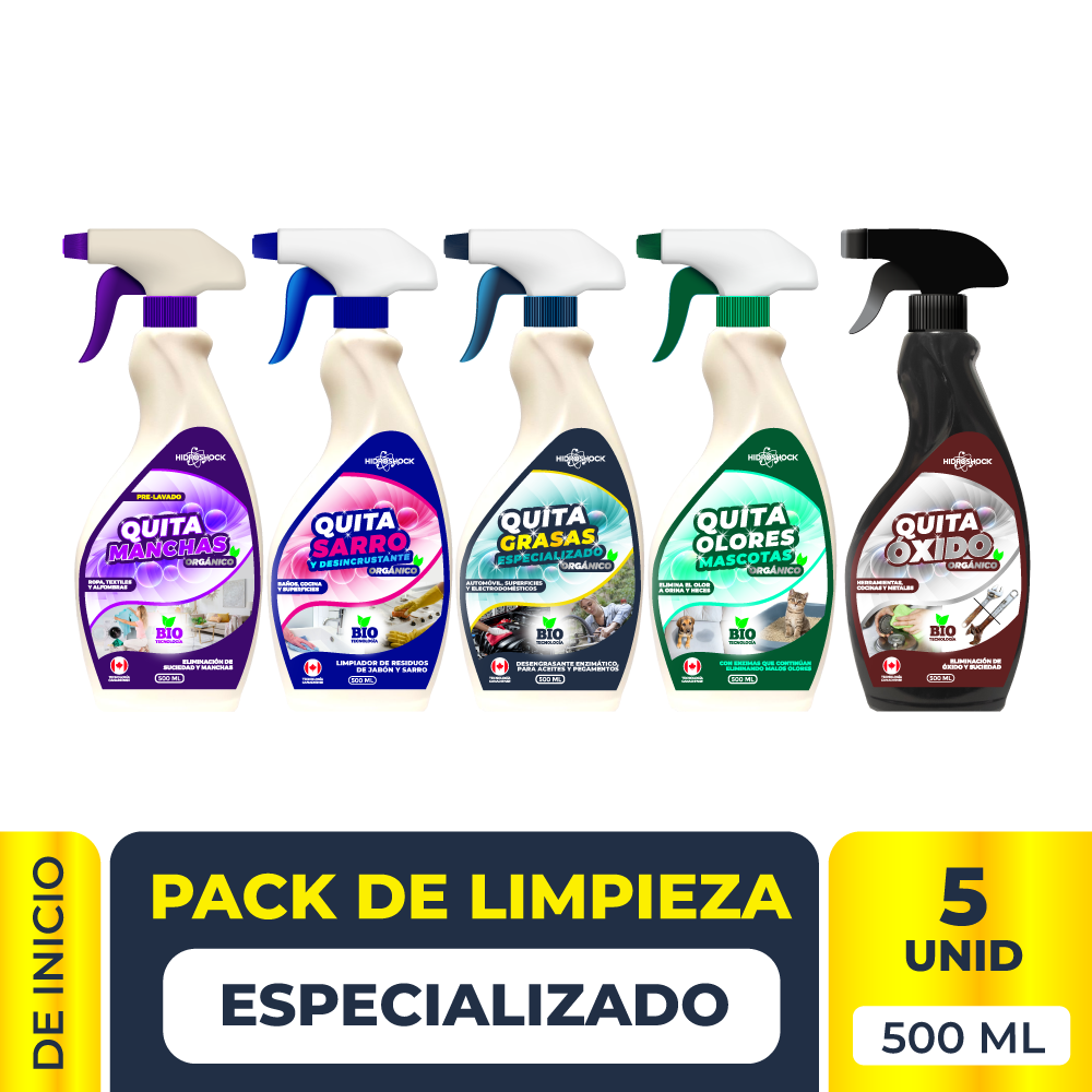 Limpieza Especializada - Pack de Inicio