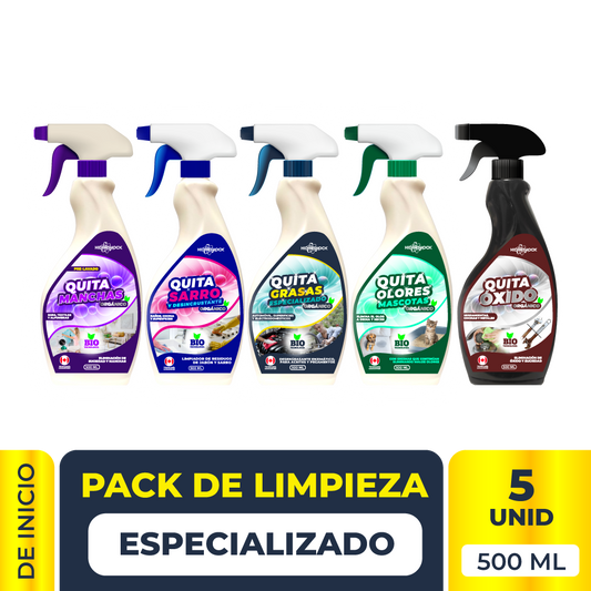 Limpieza Especializada - Pack de Inicio