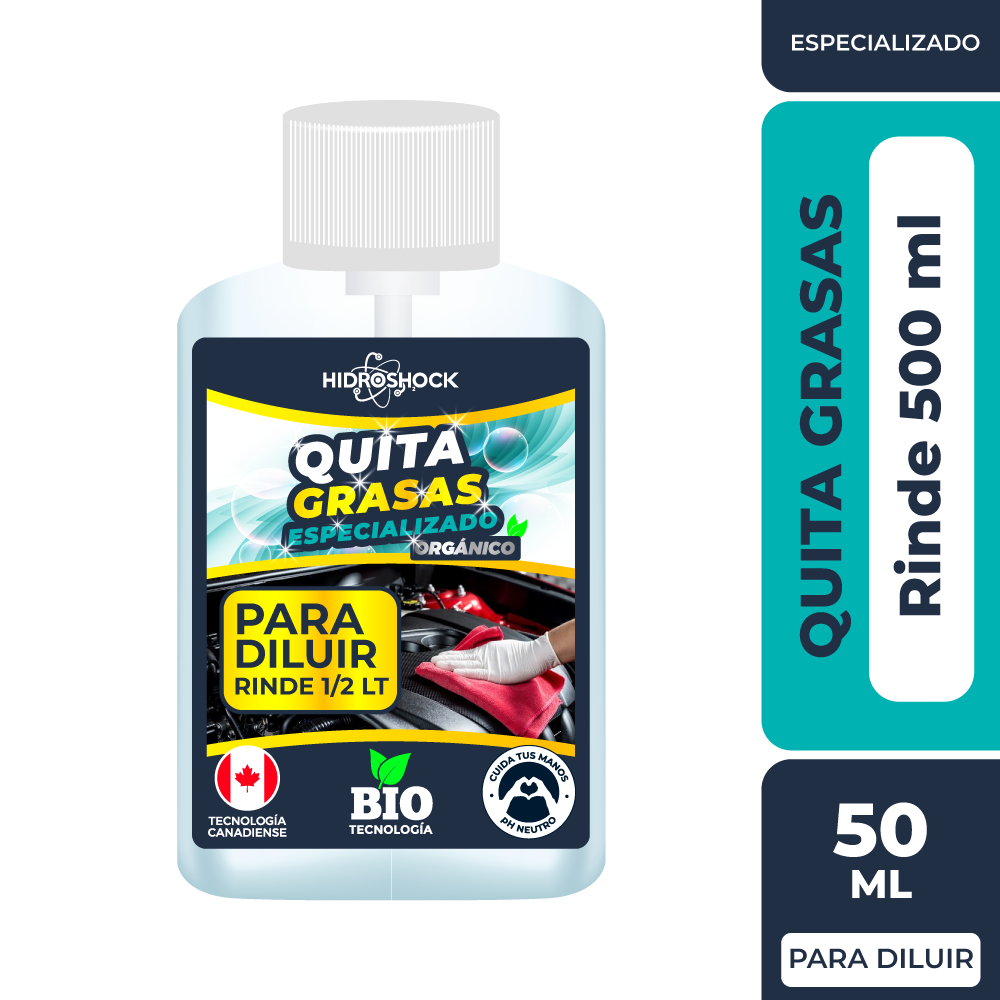 Quita Grasas Especializado para Diluir (Rinde 1/2 LT)
