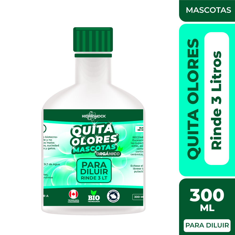 Quita Olores Mascotas Recarga para Diluir (Rinde 3 LT)